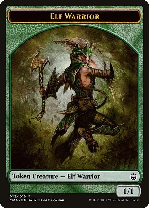 Elf Warrior, carte 12 de Commander Anthology Tokens