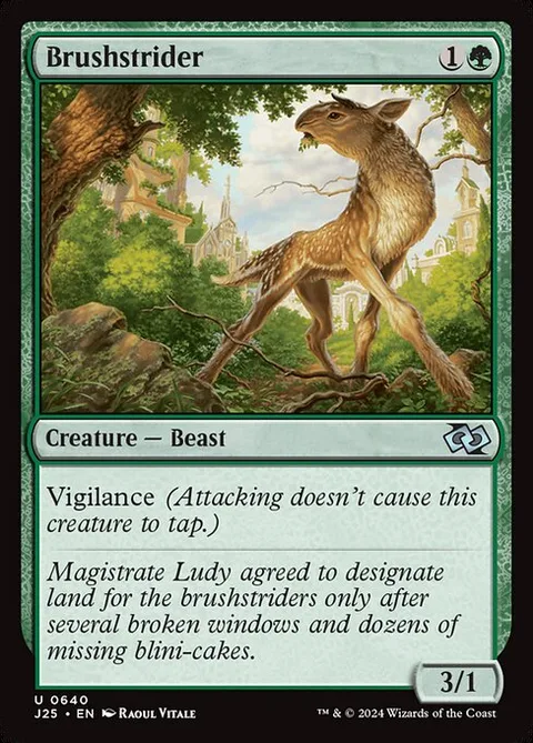 Brushstrider, card 640 from Foundations Jumpstart