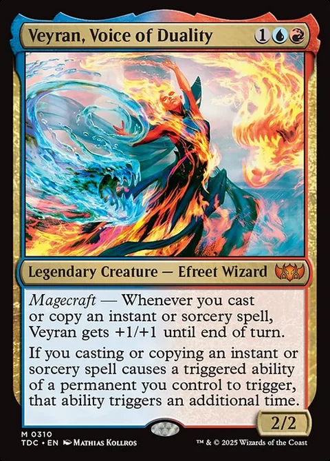 Veyran, Voice of Duality, card 310 from Tarkir: Dragonstorm Commander