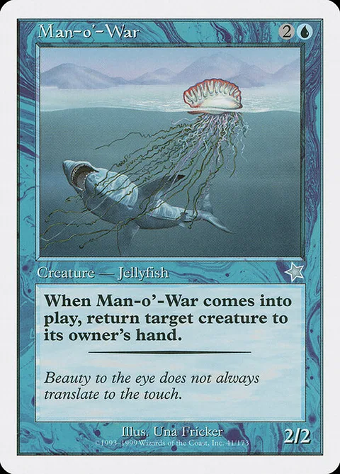 Man-o'-War, card 41 from Starter 1999