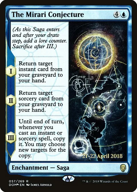 The Mirari Conjecture, card 57s from Dominaria Promos