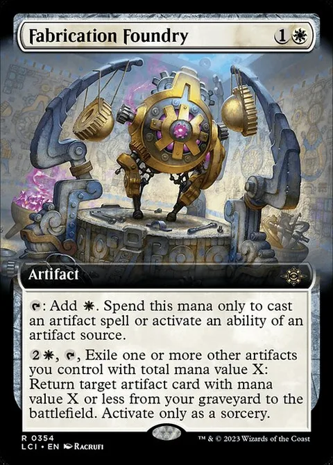 Fabrication Foundry, card 354 from The Lost Caverns of Ixalan