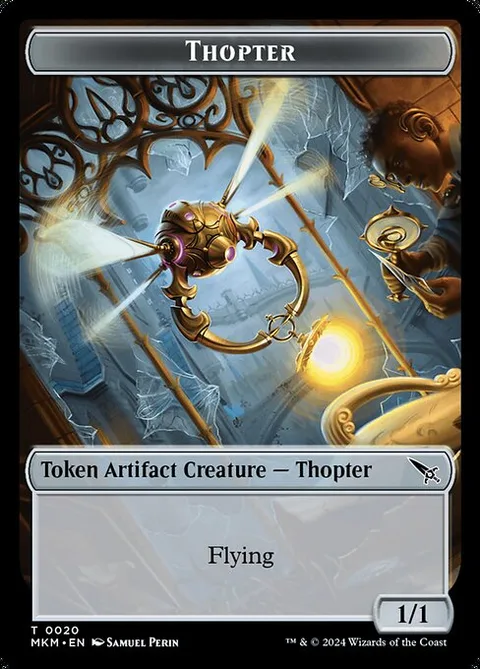 Thopter, card 20 from Murders at Karlov Manor Tokens