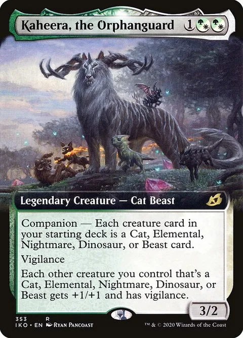 Kaheera, the Orphanguard, card 353 from Ikoria: Lair of Behemoths