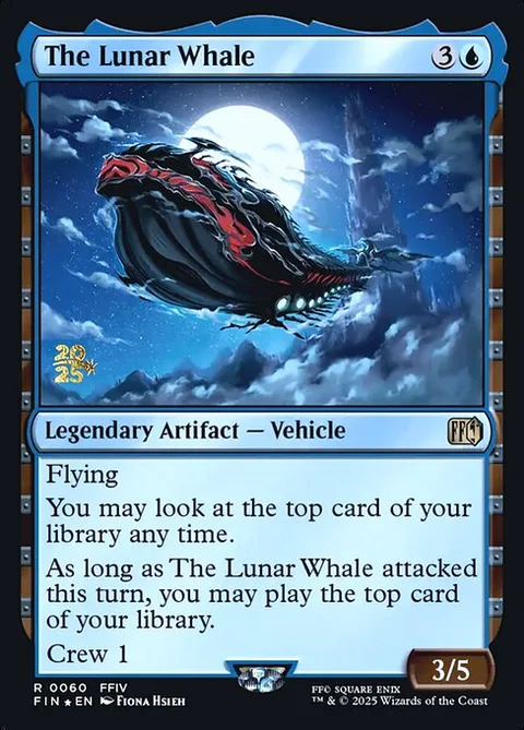The Lunar Whale, card 60s from Final Fantasy Promos