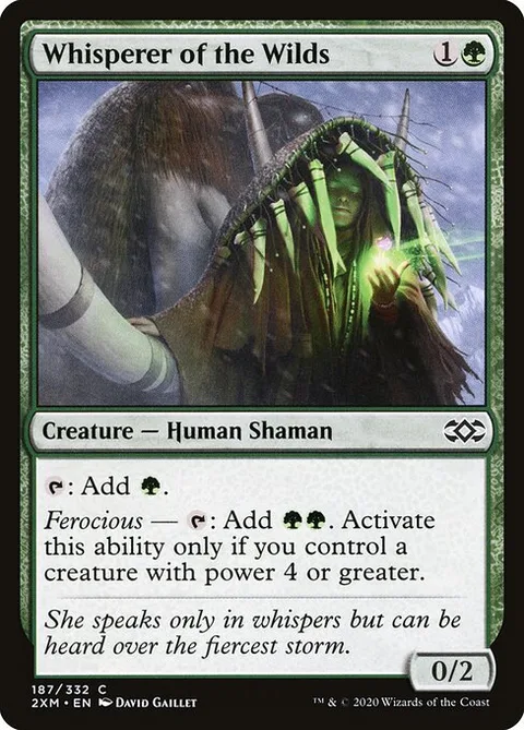 Whisperer of the Wilds, carte 187 de Double Masters