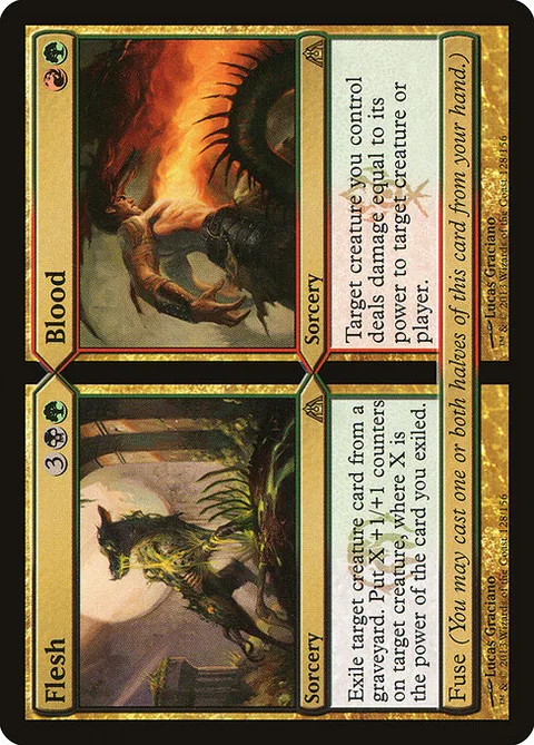 Flesh // Blood, carte 128 de Dragon's Maze