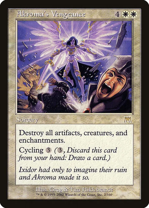 Akroma's Vengeance, card 2 from Onslaught