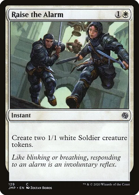 Raise the Alarm, card 129 from Jumpstart