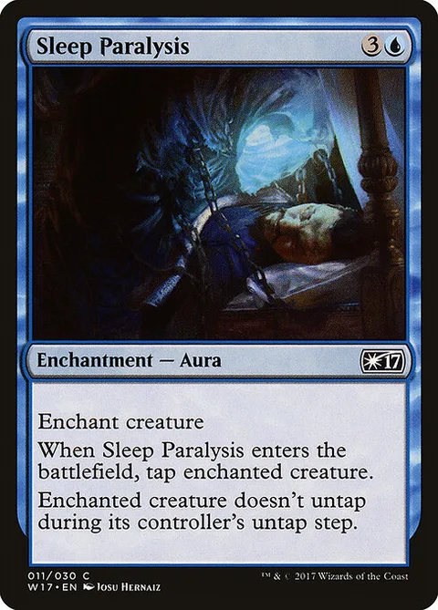 Sleep Paralysis, card 11 from Welcome Deck 2017