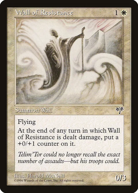 Wall of Resistance, card 46 from Mirage