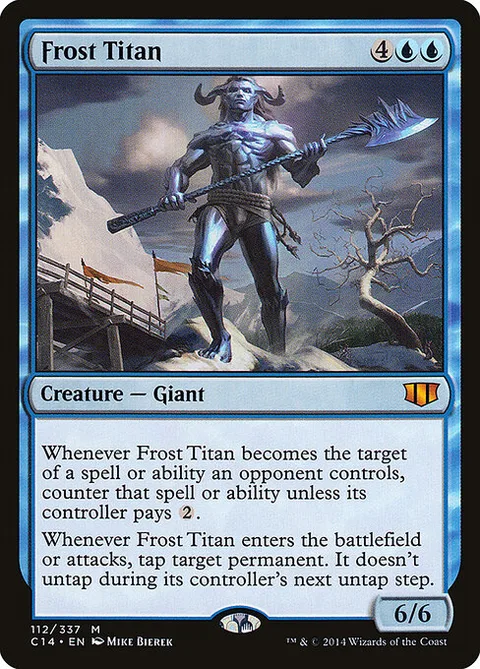 Frost Titan, card 112 from Commander 2014