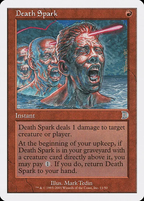 Death Spark, card 11 from Deckmasters