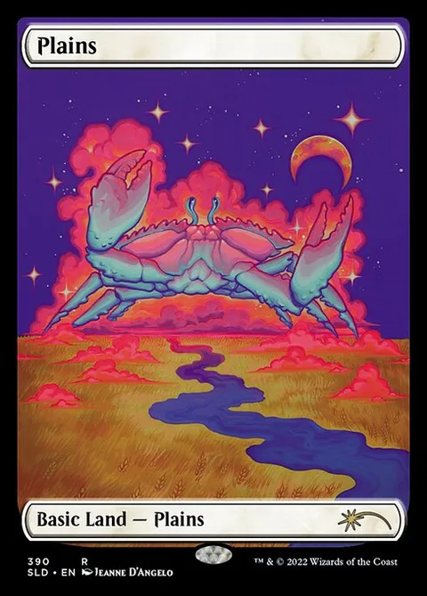 Plains, card 390 from Secret Lair Drop