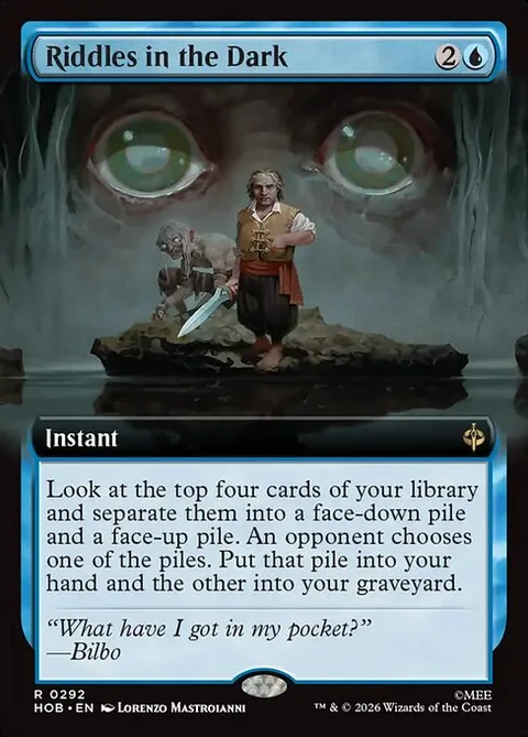 Riddles in the Dark, card 292 from The Hobbit
