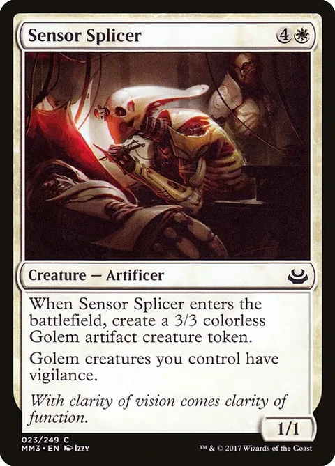 Sensor Splicer, card 23 from Modern Masters 2017