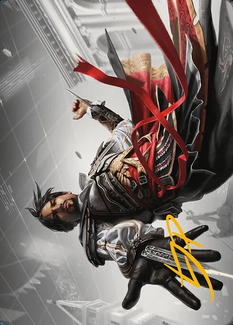 Ezio Auditore da Firenze // Ezio Auditore da Firenze, card 13 from Assassin's Creed Art Series