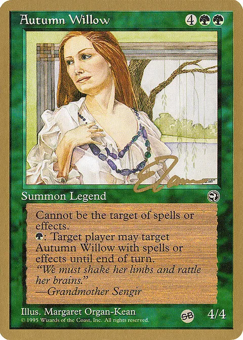 Autumn Willow, carte et83sb de Pro Tour Collector Set