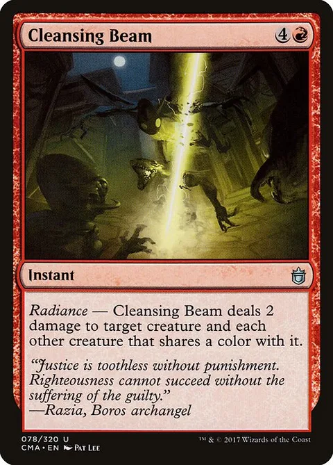 Cleansing Beam, card 78 from Commander Anthology