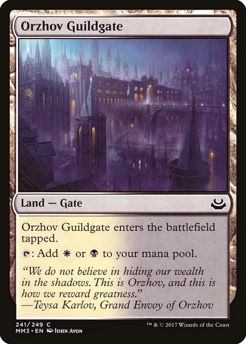 Orzhov Guildgate, carte 241 de Modern Masters 2017