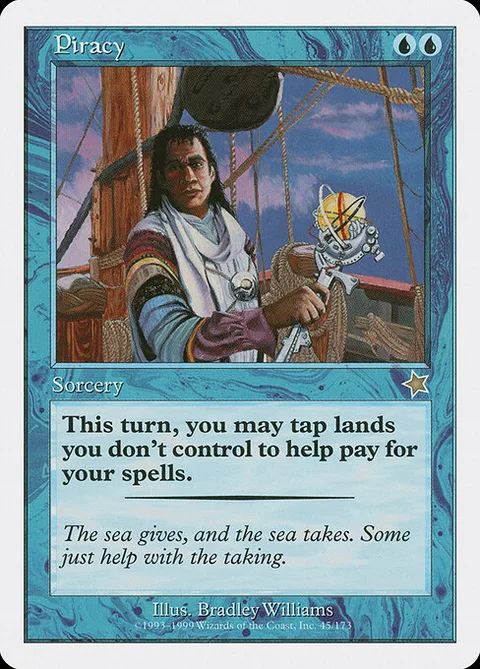 Piracy, card 45 from Starter 1999