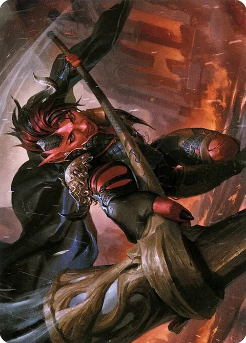 Karlach, Fury of Avernus // Karlach, Fury of Avernus, card 34 from Battle for Baldur's Gate Art Series