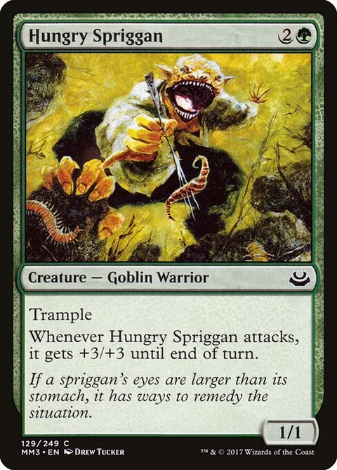 Hungry Spriggan, carte 129 de Modern Masters 2017