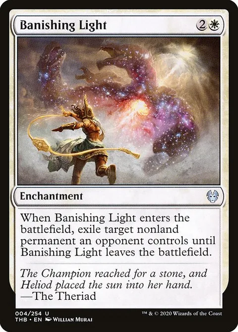Banishing Light, card 4 from Theros Beyond Death