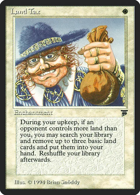 Land Tax, card 26 from Legends