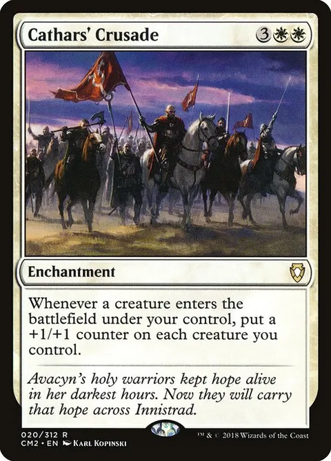 Cathars' Crusade, carte 20 de Commander Anthology Volume II