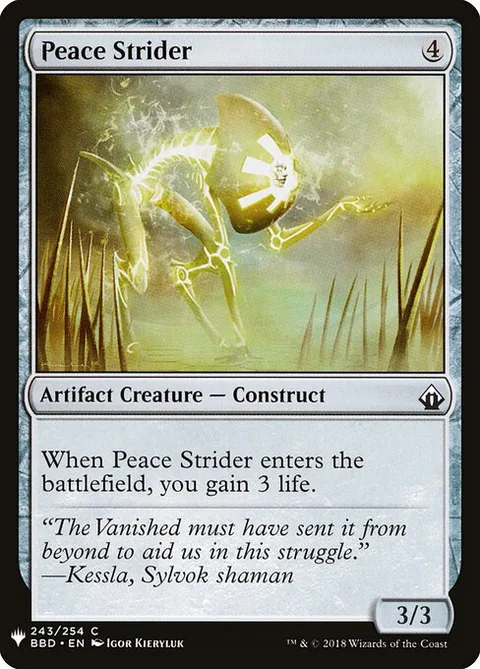 Peace Strider, carte BBD-243 de The List