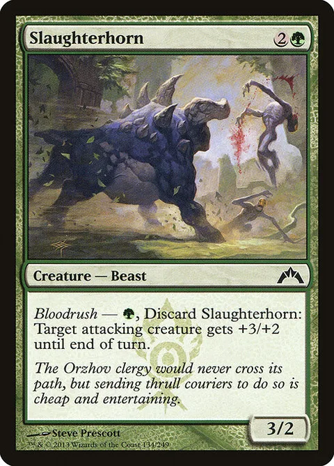 Slaughterhorn, carte 134 de Gatecrash