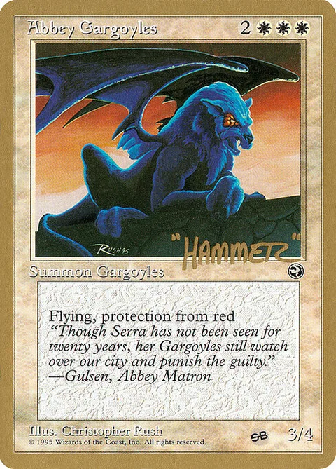Abbey Gargoyles, carte shr1sb de Pro Tour Collector Set