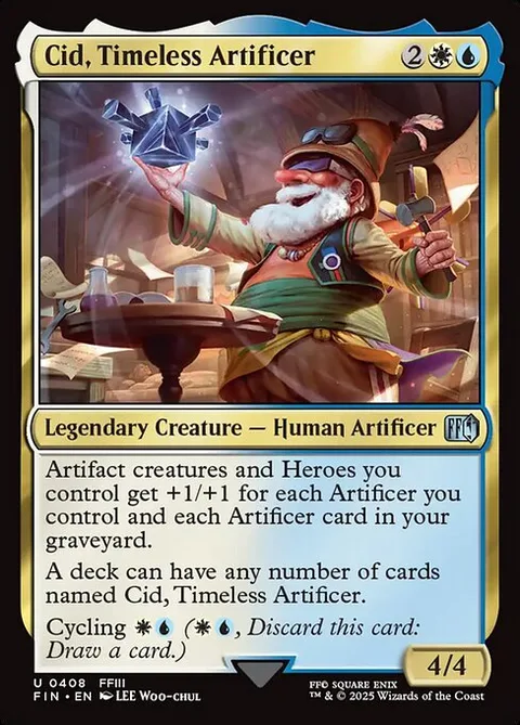 Cid, Timeless Artificer, card 408 from Final Fantasy