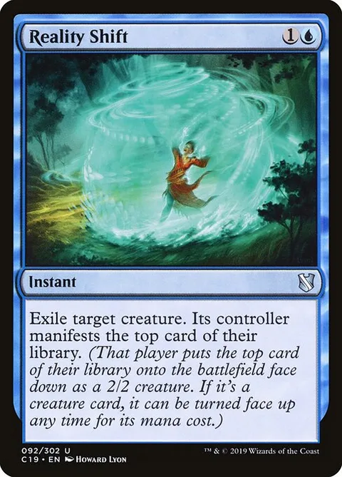 Reality Shift, card 92 from Commander 2019