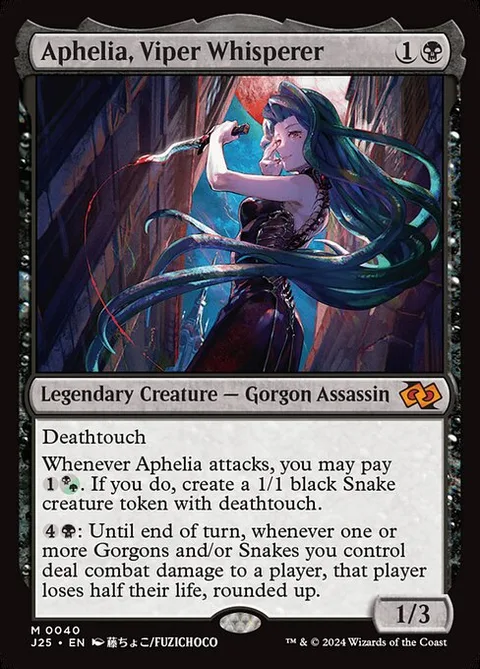 Aphelia, Viper Whisperer, card 40 from Foundations Jumpstart