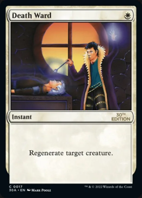 Death Ward, card 17 from 30th Anniversary Edition