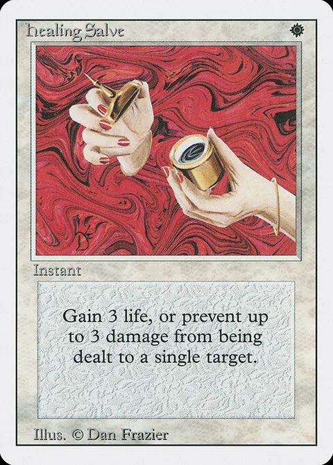 Healing Salve, card 22 from Revised Edition