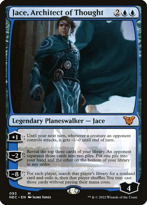 Jace, Architect of Thought, carte 93 de Neon Dynasty Commander