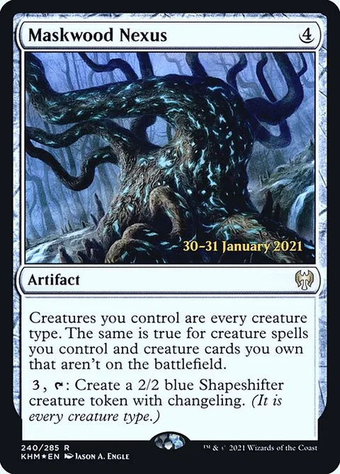 Maskwood Nexus, carte 240s de Kaldheim Promos