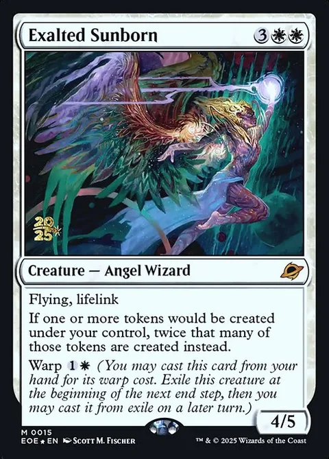 Exalted Sunborn, card 15s from Edge of Eternities Promos
