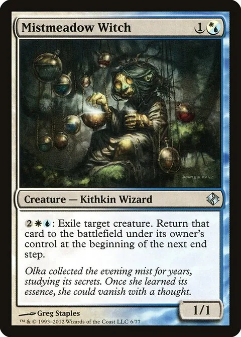 Mistmeadow Witch, card 6 from Duel Decks: Venser vs. Koth