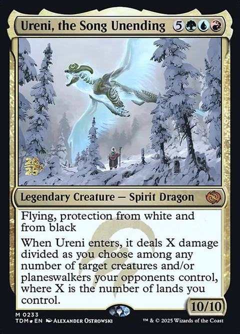 Ureni, the Song Unending, card 233s from Tarkir: Dragonstorm Promos