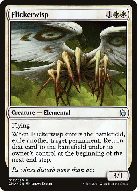 Flickerwisp, card 12 from Commander Anthology