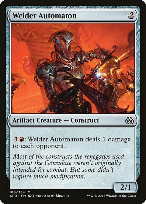 Welder Automaton, card 183 from Aether Revolt