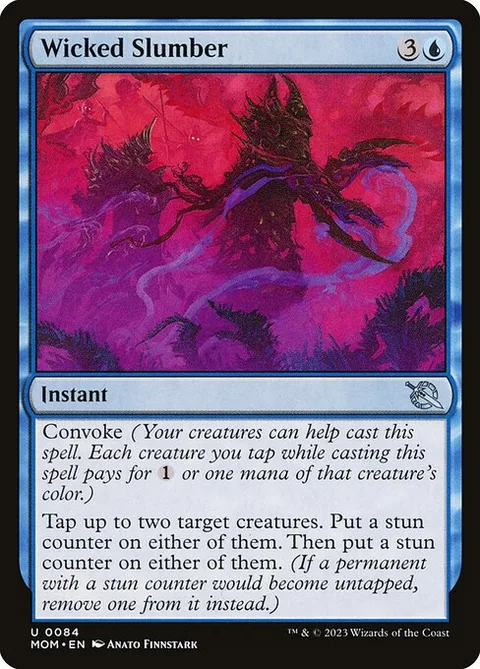 Wicked Slumber, card 84 from March of the Machine