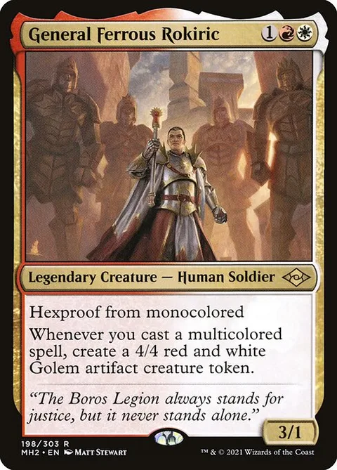 General Ferrous Rokiric, card 198 from Modern Horizons 2