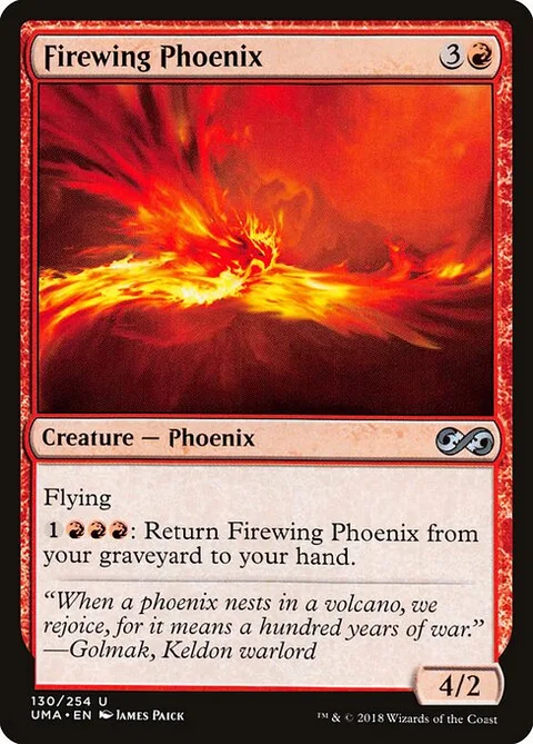 Firewing Phoenix, card 130 from Ultimate Masters