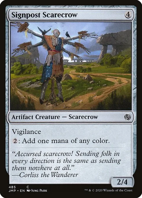 Signpost Scarecrow, card 485 from Jumpstart