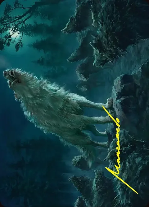 Reverent Howl // Reverent Howl, card 16 from The Hobbit Art Series